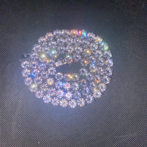 5mm 18” 5A CZ tennis chain - Picture 1 of 3